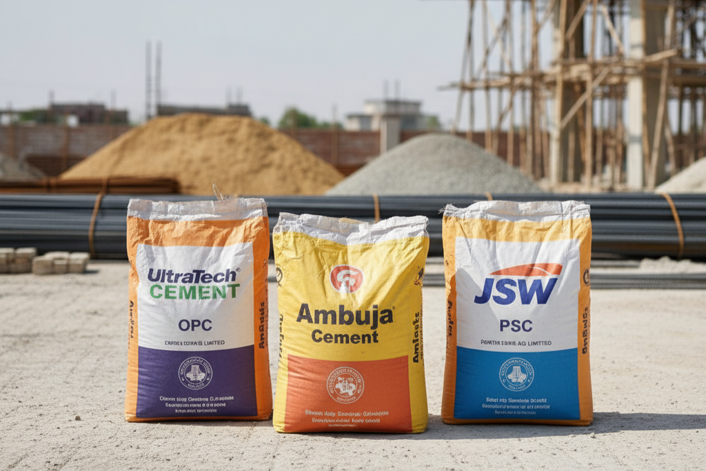 OPC vs PPC vs PSC Cement in India - The Only Guide You Need (33, 43, 53 Grades Explained Too!)